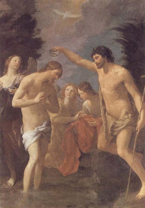 Guido Reni The Baptism of Christ oil painting image